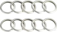 🔧 10-pack m16 oil drain plug gaskets (crush washers) compatible with subaru outback legacy impreza forester brz xv crosstrek - replaces oe part: 803916010 logo