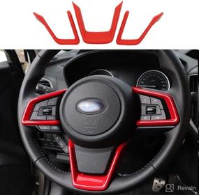 img 4 attached to BOYUER Forester Steering Accessories Decoration Interior Accessories
