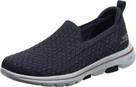 skechers womens go walk brave women's shoes : athletic logo