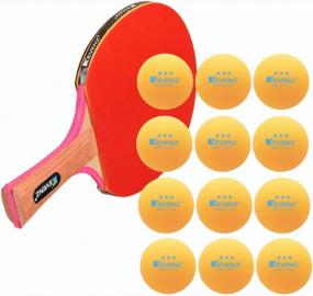 img 3 attached to Kevenz Advanced Orange Ping Pong Balls - 60 Pack For Outdoor Fun And Games