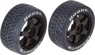 upgrade your rc experience with arrma dboots hoons 42/100mm belted tires and 2.9" 5-spoke wheels (set of 2) - available in silver and black! logo