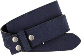 img 3 attached to Suede Leather Casual Strap Women Women's Accessories via Belts