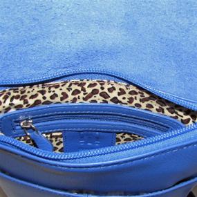 img 1 attached to Ili New York Leather Crossbody Women's Handbags & Wallets ~ Crossbody Bags