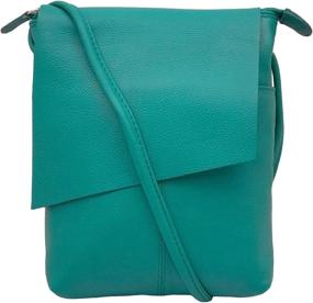 img 3 attached to Ili New York Leather Crossbody Women's Handbags & Wallets ~ Crossbody Bags