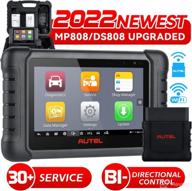 autel maxipro mp808bt: беспроводной двунаправленный автомобильный диагностический инструмент с обновлениями на 2 года, кодированием эбу и более 30 услугами для скрытых функций и настройки коленчатого вала - версия 2022 логотип