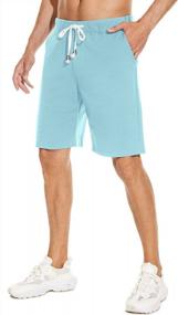 img 1 attached to Janmid Men'S Elastic Jogger Shorts With Pockets For Gym And Casual Wear