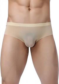 img 3 attached to Breathable And Comfortable Mens Ice Silk Underwear By YATEEN
