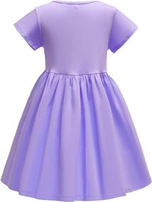 img 3 attached to TriKalor Dresses Sleeve Pleated Pockets Girls' Clothing ~ Dresses