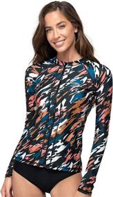 img 4 attached to Stay Stylish and Protected with AXESEA Printed Surfing Women's Clothing at Swimsuits & Cover Ups