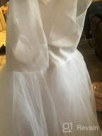 img 1 attached to 💃 Elegant Sleeveless Wedding and Pageant Girls Clothing by AbaoSisters review by Kelly Kunkel