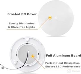 img 2 attached to 🔆 acegoo 12V LED Ceiling Dome Light: Dimmable Puck Light for RVs, Boats, and Trailers - Warm White (2-Pack)