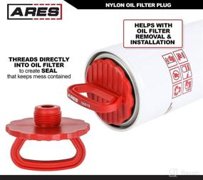 img 2 attached to ARES 55015 - Nylon Oil Filter Plug Tool for Dodge Ram 2500 and 3500 5.9L/6.7L Cummins Diesel Engines - Effortlessly Remove/Install Oil Filters with No Spills - Enhanced Ergonomic Loop Handle