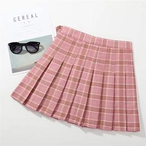 img 1 attached to SHOOYING Pleated Tennis Uniform Aesthetic Girls' Clothing ~ Skirts & Skorts