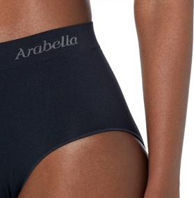 img 1 attached to Get Ultimate Comfort With Arabella Women'S Seamless Brief Panty - Pack Of 3