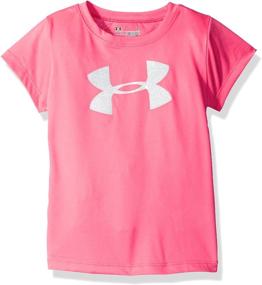 img 2 attached to Under Armour Youth Little Wordmark Sleeve Apparel for Active Girls