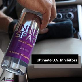 img 1 attached to 🏢 Lithium Inner Space: The Ultimate Interior Detailer, Conditioner, and Protectant for maintaining a Natural Appearance, Reviving Interiors, and Preventing UV Damage - With UV Inhibitors, Low Sheen Formula, and Health-Boosting Benefits.