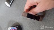 img 1 attached to Beyite Leather Bands: Perfect Fit For Fitbit Alta And Alta HR (5.5" - 8.1") review by James Bartels