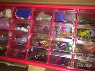 img 1 attached to 20-Drawer Craft Supplies Kit For Kids - Red | Kraftic Arts & Crafts Center review by Jacob Morrison