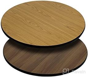 img 3 attached to Flash Furniture Mahogany Reversible Laminate Furniture better for Kitchen Furniture