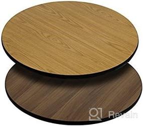 img 1 attached to Flash Furniture Mahogany Reversible Laminate Furniture better for Kitchen Furniture