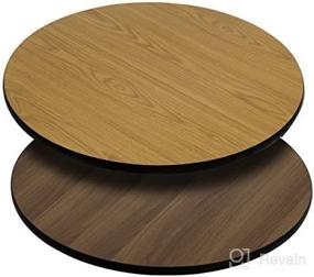 img 2 attached to Flash Furniture Mahogany Reversible Laminate Furniture better for Kitchen Furniture