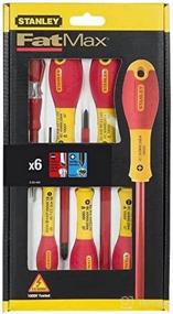 img 2 attached to Stanley 0 65 443 Screwdriver Set 6 Piece Multicolor