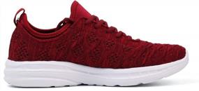 img 2 attached to Women'S Lightweight 3D Woven Athletic Sneakers - Stylish Joomra Shoes