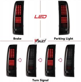 img 3 attached to Upgraded Winjet LED Taillights For Chevy Silverado [2007-2014] - Clear Lens Driver And Passenger Side LED Tail Lights For Silverado 1500, 2500, And 3500