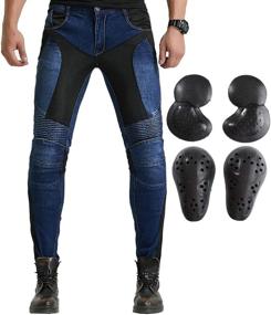 img 4 attached to Summer Motorcycle Riding Motocross Stretch Motorcycle & Powersports for Protective Gear