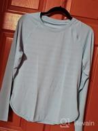 img 1 attached to WANAYOU Women's Long Sleeve Workout Shirts: Stay Cool and Dry in this Side Split Athletic Tee for Sports, Yoga, and Running review by Robert Cooper
