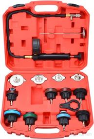 img 4 attached to 🔧 Enhanced 15PCS Auto Cooling System Radiator Pressure Tester Kit with Pump Gauge & HD Adapter