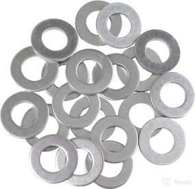 img 3 attached to VOTEX M12 Aluminum Oil/Coolant Crush Washers - 20 Pack - Made in USA - Drain Plug Seal Ring Gasket