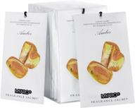myaro 12-pack long-lasting amber scented sachets: the ultimate closet deodorizer and room air freshener for a blissful home ambiance логотип