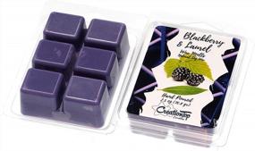 img 3 attached to Scented Wax Melts Wax Cubes - Wax Warmer Cubes/Tarts - Soy Wax Air Freshener - Coffee, Ice Age, Citrus, Pineapple, Cherry Blossom, Freesia, White Musk, Wish Wizard, Melon (BlackBerry & Laurel)