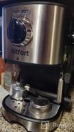 img 1 attached to Rozhkovy coffee maker Kitfort KT-753, black/silver review by Barbara Mlonka ᠌
