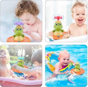 img 3 attached to HCFJEH Crocodile Sprinkler Bathtub Toddlers