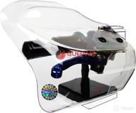 motorcycle windshield deflectors hypermotard transparent logo