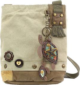 img 4 attached to 👜 Canvas Crossbody Turtle Handbag for Women - Handbags & Wallets - Crossbody Bags