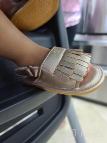 img 5 attached to Adorable Baby Sandals with Tassels: Perfect for Summer, Toddlers 0-18 Months