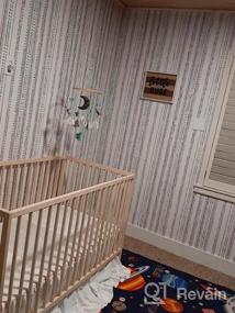 img 8 attached to 2 Tiered Ruffled Crib Skirt Baby Girl Nursery Bedding Dust Ruffle (White)