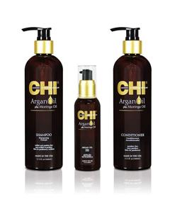 img 3 attached to 🌿 Argan Moringa Shampoo Conditioner by CHI