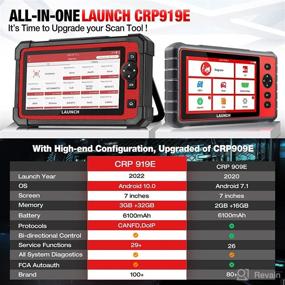 img 3 attached to Upgrade Your Diagnostic Tool with LAUNCH OBD2 Scanner CRP919E: Same as X431 Series, 29+ Services, All System Diagnosis, IMMO, CAN FD & DoIP, 100+ Brands, FCA Autoauth, and More!