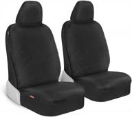 experience ultimate comfort and style with carbella black sheepskin car seat covers - luxurious faux fur front seat covers for cars, trucks, and suvs! logo