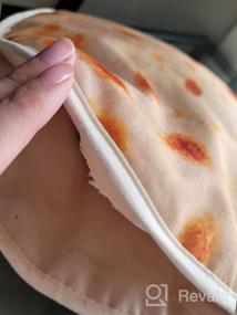 img 6 attached to Держите свои любимые мексиканские блюда в тепле с мешком для подогрева CINPIUK Tortilla - 12-дюймовый изолированный держатель из традиционной ткани Serape