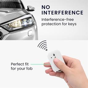 img 2 attached to 🔑 kwmobile Suzuki Key Cover - Stylish White Protection for Your Key