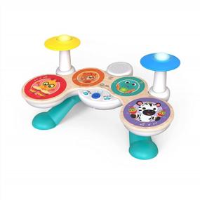 img 4 attached to Wireless Wooden Drums For Babies: A Safe And Fun Musical Toy | Baby Einstein Together In Tune
