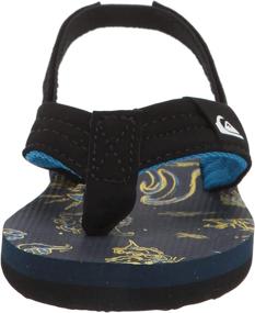 img 3 attached to Quiksilver Molokai Layback Toddler Flip Flop Boys' Shoes ~ Sandals