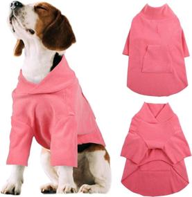 img 4 attached to Pullover Sweatshirt Stretchy Underwear Breathable Dogs best for Apparel & Accessories