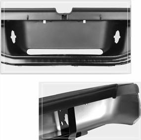 img 3 attached to Toyota Tacoma Truck 1995-2004 Rear Steel Bumper Assembly Kit Replacement Black TO1102214