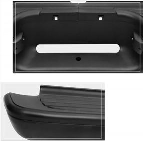 img 1 attached to Toyota Tacoma Truck 1995-2004 Rear Steel Bumper Assembly Kit Replacement Black TO1102214